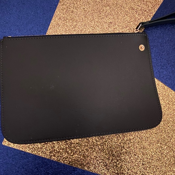 MANSUR GAVRIEL RARE ATTACHÈ ARMY GREEN LEATHER Wristlet LUX - Picture 4 of 10